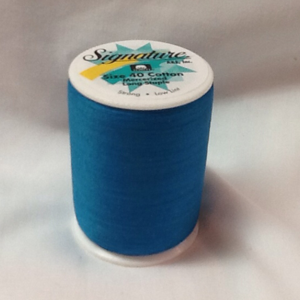 Art43 564 Signature Cotton Thread Turquoise Size 40 Patchwork Phoenix