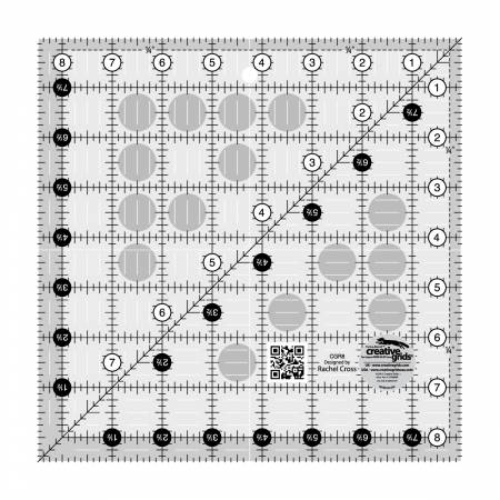 Cgr8 Creative Grids 8 12 X 8 12 Non Slip Ruler