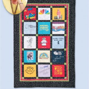 1256QD t-shirt quilt